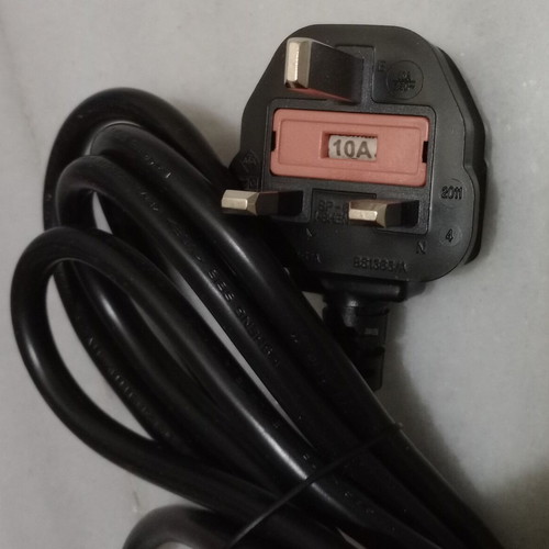 Power cable like new with British plug