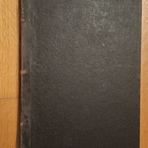 History book used, collectible 1935 edition with half-leather binding