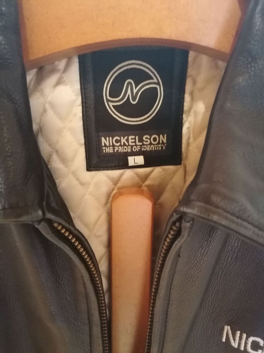 Vintage leather bomber jacket Nickelson… - € 110,00 - Vendora.cy