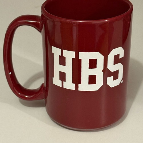 Harvard Business School mug like new with pencil and 4 coasters