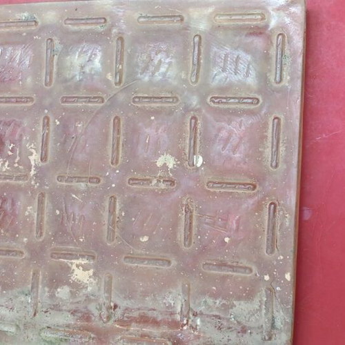 Sidewalk glass tiles used, pack of 4 pieces 25x25 cm