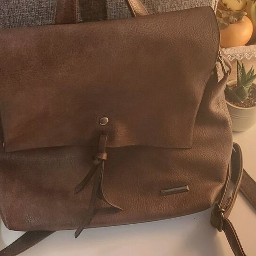 BackToBack women's brown backpack like new