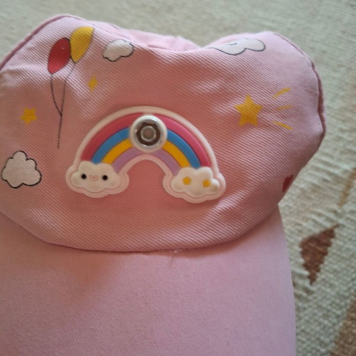 Girl's pink cap used, age 5-8
