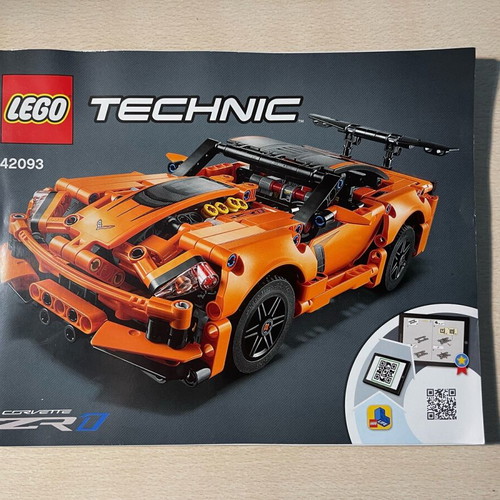 Lego Technic 42093 Chevrolet Corvette ZR1 like new
