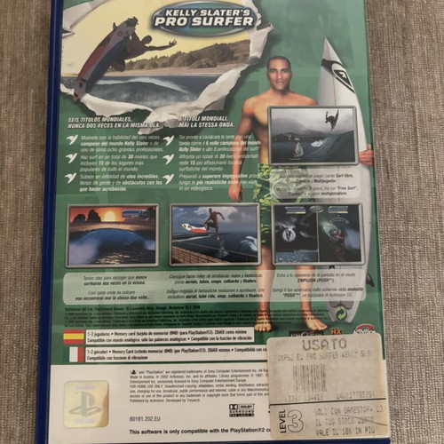 Kelly Slater's Pro Surfer PlayStation 2 game used, complete