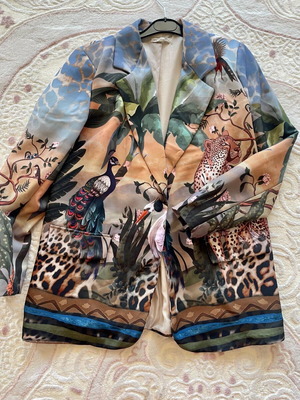 Urban Jungle σακάκι Mia Moda καινούργιο, πολύχρωμο