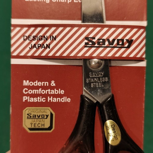 Savoy Stainless Steel Hairdressing Scissors, Design in Japan