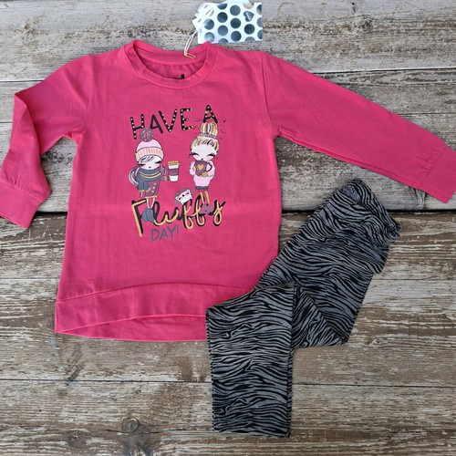 Evita Girls' set for 3-year-old, new, pink and grey