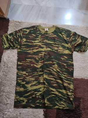 EAGLE Greek lizard camo T-shirt, size M, 100% cotton