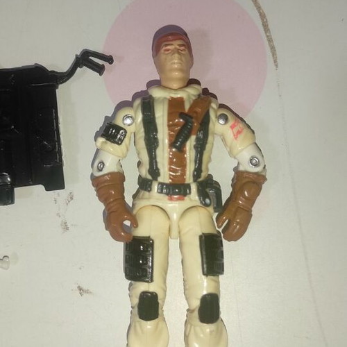 G.I.JOE Blizzard (v1) 1988 figure used with equipment