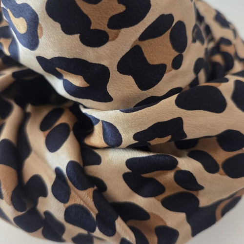 Dune London Leopard Print Scarf like new, black and beige