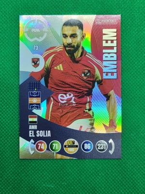 El Solia Emblem Adrenalyn XL Panini FIFA Club World Cup 2025 new