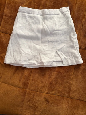 Skorts linen white Sinsay like new, size XS