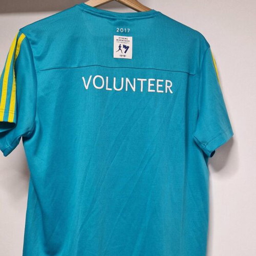 Volunteer T-shirt Marathon 2017 Medium like new, authentic Adidas