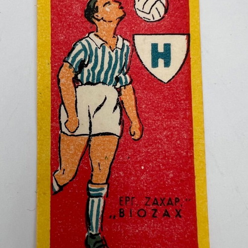 Rare Vintage Football Cards "ΒΙΟΖΑΧ" 6 Pieces Mint Condition