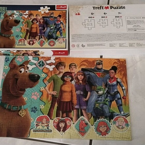 Set of 3 puzzles, 100 and 160 pieces