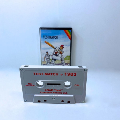 Test Match & One Day Cricket Spectrum ZX cassette used, 2 in 1 games
