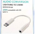  QIHANG audio conversion lightning to jack 3.5