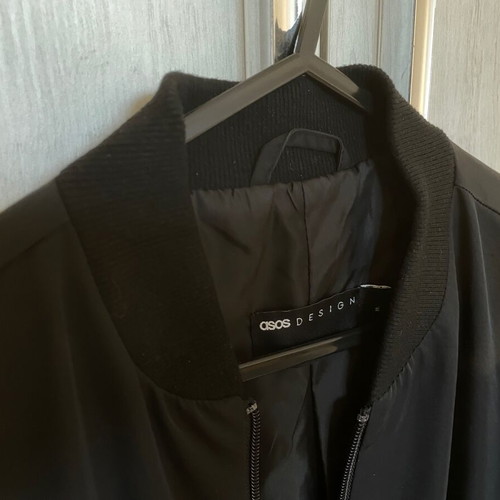 ASOS bomber jacket like new, black, size M