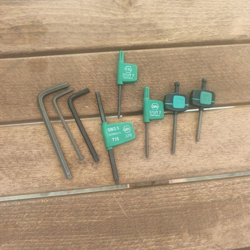 Wiha Wera Allen and Torx set used