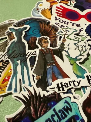 Harry Potter waterproof stickers, set of 32, new