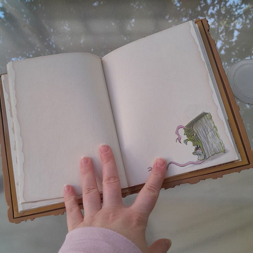 My Magical World Journal notebook used, designed by Tony Basilicato