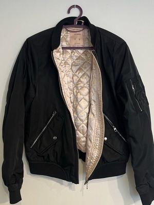 Bomber jacket Pull&Bear used, size M, black