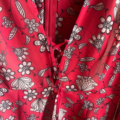 For Love & Lemons jumpsuit red like new, size S