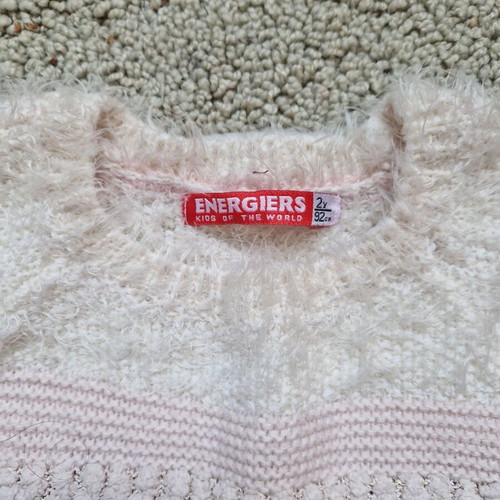 Energiers jean and pullover set like new, blue and pink, 92cm