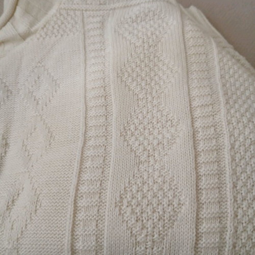 Ecru sweater like new with low turtleneck