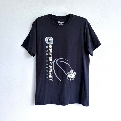 Champion men's Georgetown Hoyas Basketball T-Shirt blue like new, size S