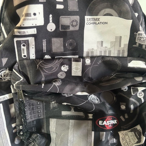 Eastpak backpack like new, black and white
