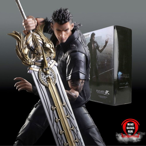 Final Fantasy XV Gladiolus action figure new, Play Arts, 28 cm