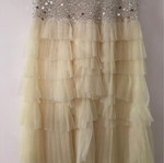 Branded dress with sequins