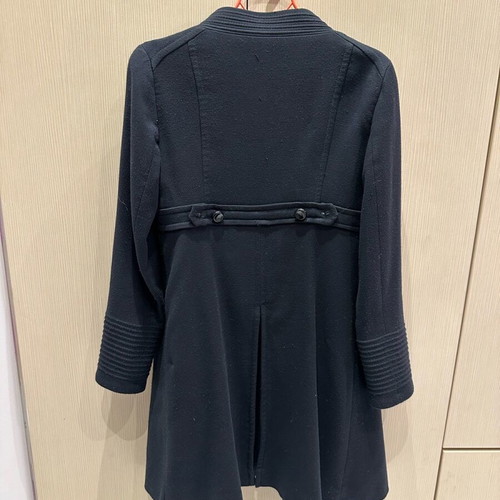 Zara light coat small navy blue used