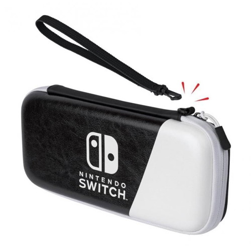 Nintendo Switch PDP Deluxe Travel Case Black and White new