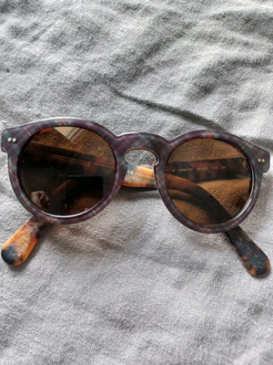 Ralph Lauren sunglasses used, checkered design with scratches