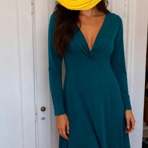 Blouse dress like new in petrol color, size S