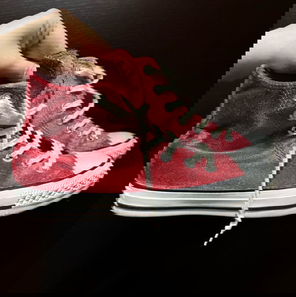 Converse all star Μπορντό Βελούδινο