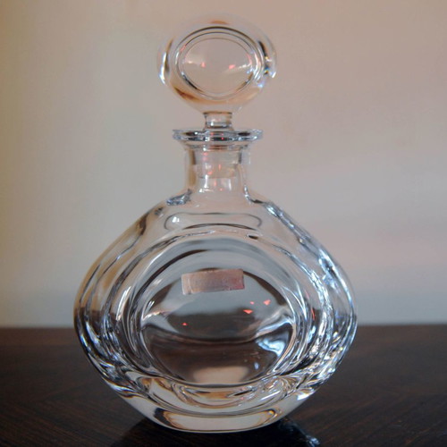 Crystal whiskey decanter with stopper new
