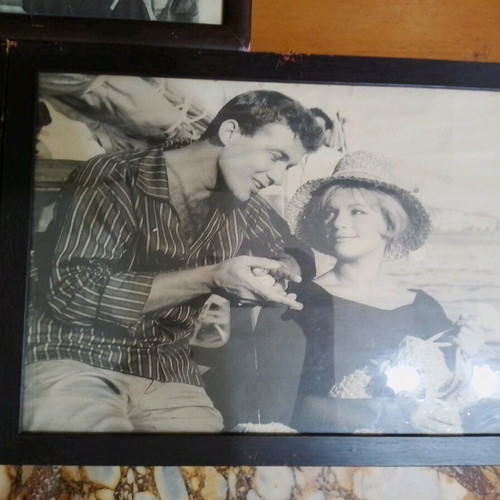 Vintage Greek cinema frames used, set of 3 pieces
