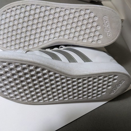 Adidas sneakers size 35 like new, white athletic shoes for girls