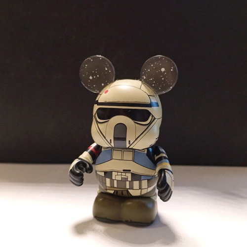 Disney Vinylmation Star Wars Rogue One 3" Shore Trooper figure blue like new, missing weapon