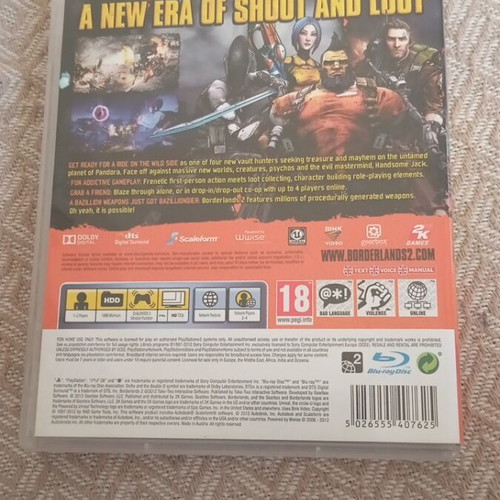 Borderlands 2 PlayStation 3 game like new