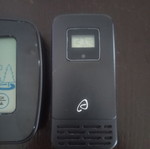 Digital clock and weather station used, tabletop