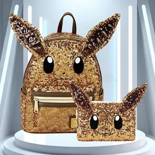 Loungefly Pokémon pack of 2 Eevee backpack and wallet new