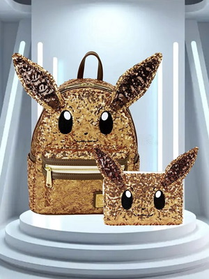Loungefly Pokémon πακέτο 2 τεμαχίων τσάντα και πορτοφόλι Eevee καινούργια