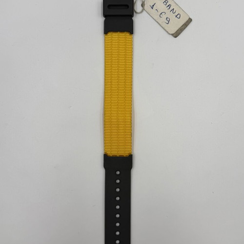 Casio G-Shock watch strap yellow black, like new