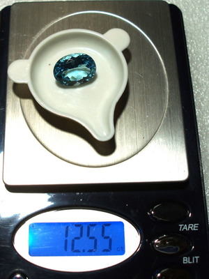 Blue Topaz mineral 12.55 ct new