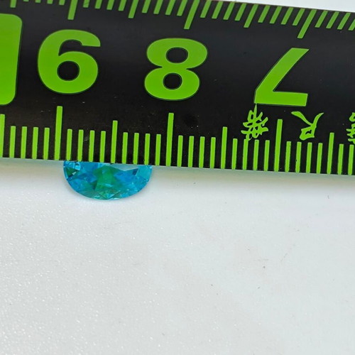 Blue Topaz semi-precious stone oval cut like new